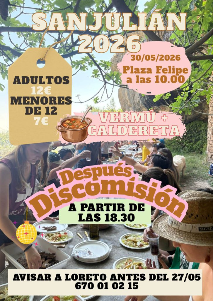 San Julián 2026 Cartel 30 de mayo