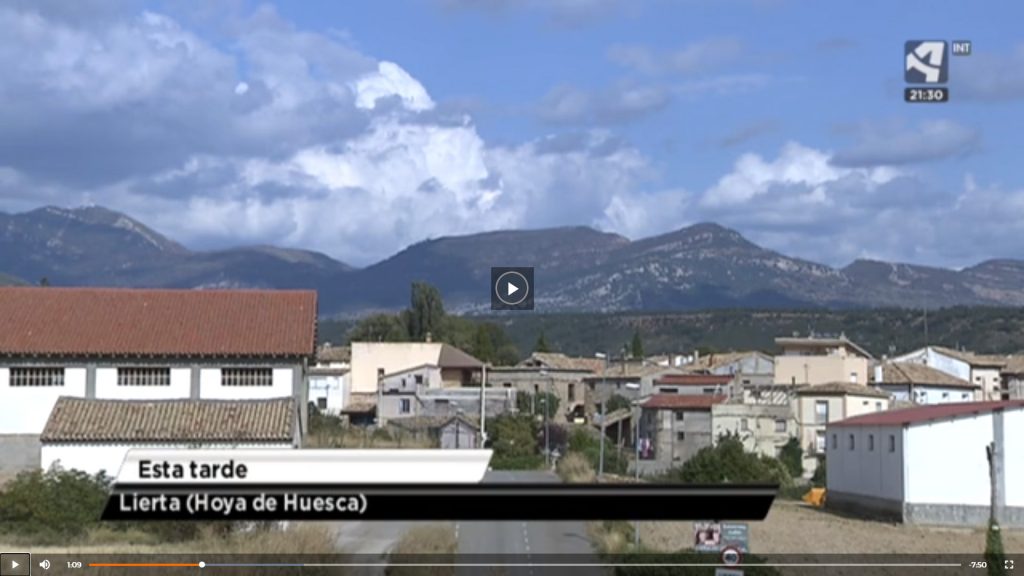 Lierta en El tiempo 2 de Aragón TV